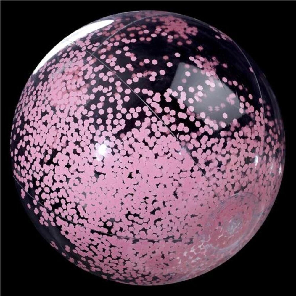 Sparkly Beach Balls 10 Pcs 16 Inch Glitter Pool Party